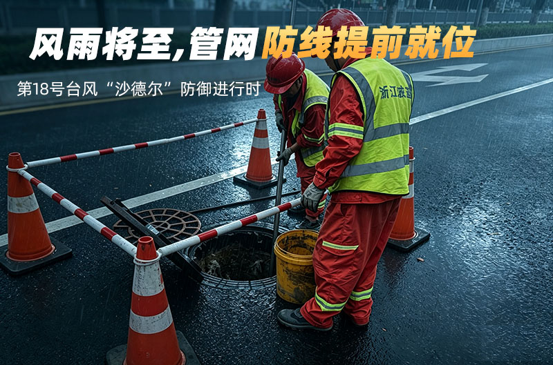 看不见的防线：台风夜来临前，管网人在做什么