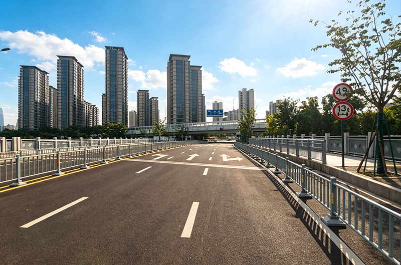鸣翠东著周边配套道路竣工验收